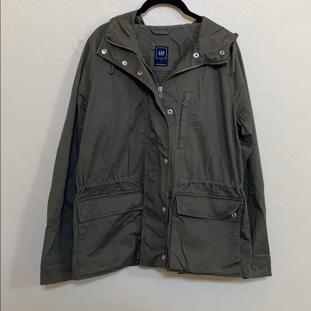 GAP olive utility jacket